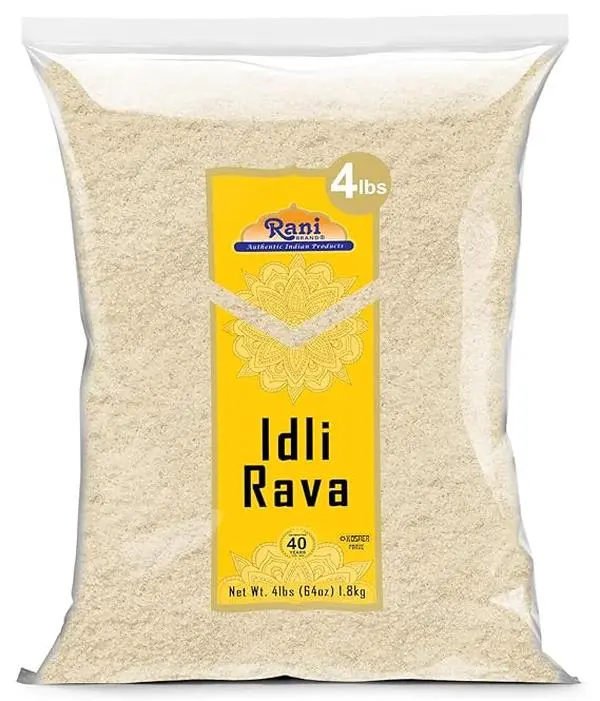 Rani Idly Rava (Parboiled Cream of Rice) 64oz (4lbs) 1.81kg ~ All Natural | Vegan | Gluten Friendly | NON-GMO | Indian Origin