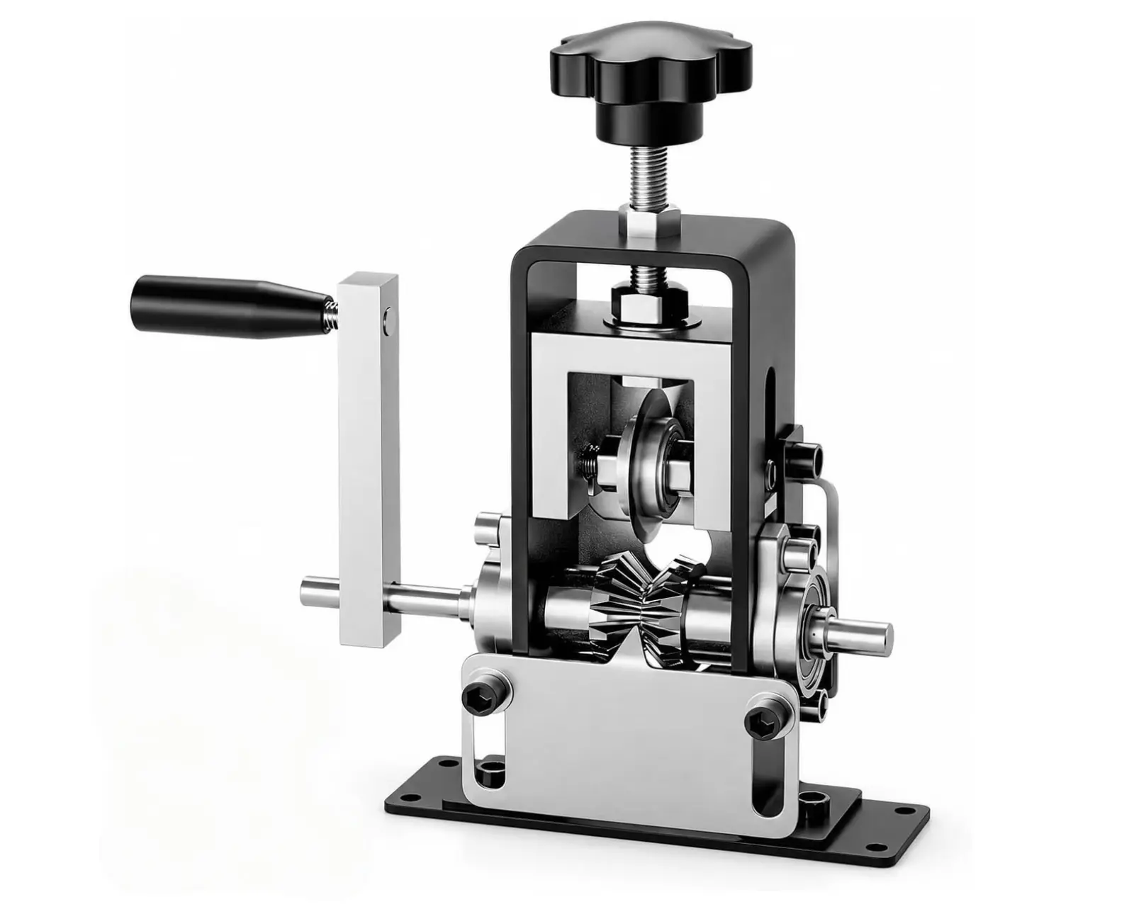 Manual Wire Stripping Machine Gauge Wire 0.06-1 inches,Scrapping Copper Wire Peeler Machine,Drill Powered Hand Crank Wire Stripper Tool for Scrap Copper Recycling