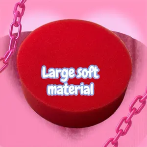 Red round Large soft  diy sponge