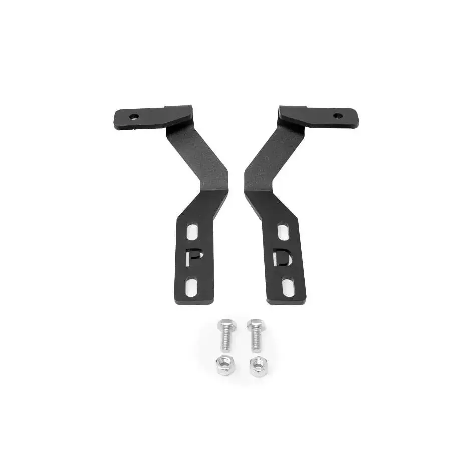Low Profile Ditch Light Brackets, Powder Coated CAD Cut for 2019-2022 Ford Ranger, Compatible with LED Light Bar, Pod for Trail Lighting, Light Bar Car, Metal
