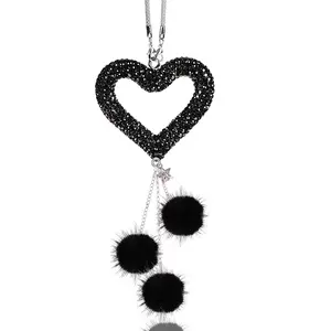 Sparkling Bling Car Mirror Charm - Trendy Statement Piece for Women, Glam Car Jewelry with 24/7 Sparkle, Urban Luxury Design, Durable & Chic Chain Surprise Car Decoration