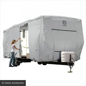 212 MAIN Classic Accessories 139191001 PermaPRO Durable Ventilated RV Travel Trailer Cover - Fits 30-33 Ft, Durable Cover, Ventilated Cover