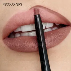 1PC  PECOLOVERS Matte Lip Liner Lipstick Lip Pencil Lip Liner Pencils Waterproof Lipstick Pen Makeup Waterproof Maquillaje Maquiagem Long Lasting  Make Up