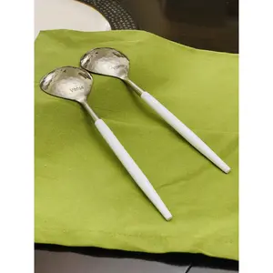 Vibhsa 6-PC Tablespoon Serving for 6 (Hammered Mouth)