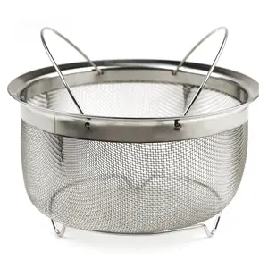 RSVP Endurance 3-Qt Mesh Basket with Folding Handles