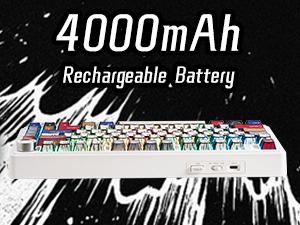 Aula F99PRO/F99/F75/F106PRO Wireless Gaming Keyboard with 8000mAh Battery, Hot Swappable Creamy Keyboard, 2.4GHz/Type-C/BT5.0 ( Graywood & Vector switches & Reaper Switch&Blaze Switch)