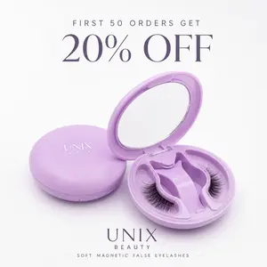 Unix Beauty Soft Magnetic Eyelash Clusters, All-in-1 Box with Versatile Styles, Lightweight Reusable No-Glue Waterproof Makeup Cosmetic Eyemakeup