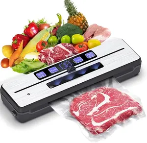 Electric Automatic Vacuum Food Sealer Meat Freezer Save Food Multifunction Sealer Machine  one-touch operation Kitchen Appliances