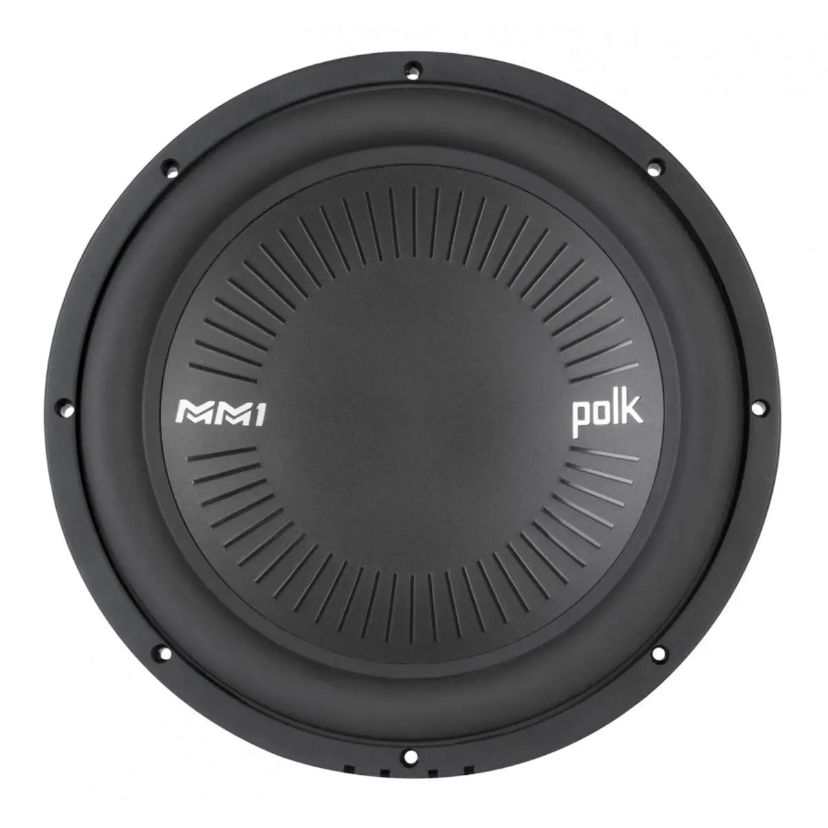 Polk Audio DB1242 SVC - DB+ Series 12" Compact Shallow Subwoofer for Cars Boats Audio Systems, 26Hz-200Hz Frequency Response, Single 4-Ohm Voice Coils, Polypropylene Woofer Cone for Deep Bass