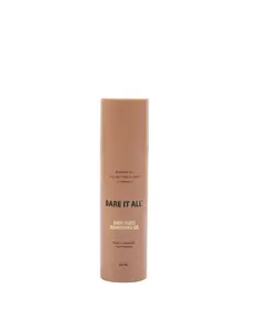 Bare It All Skin Body Gloss Nourishing Oil Travel Size - 50ml Antioxidant Body Oil - Rosehip Oil, Meadowfoam & Vitamin E - Moisture Barrier Repair - Shimmer Glow Finish - Vegan & Cruelty-Free - For Women