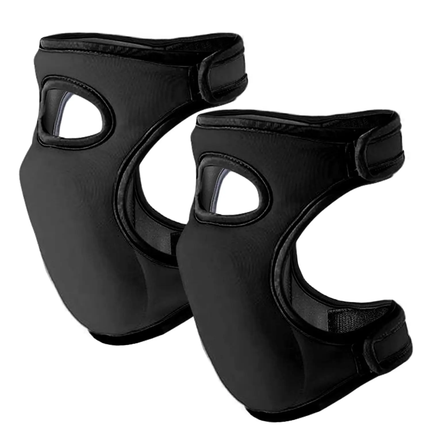 2-Pack Gardening Knee Pads for Men & Women - Slip-On Polyester Padded Gear with Adjustable Straps, Memory Foam, Knee Support, Lightweight Design, Effective Impact Resistance, House Cleaning Use (Fits 18-21 Inches), Shoulder Strap, Indoor/Outdoor, Snug Fit
