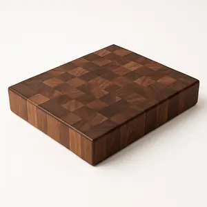 Signature Walnut End Grain Cutting Board 20x16x1.5 Classic Construction for Daily Use Rugged Elegance & Timeless Performance Large Chopping