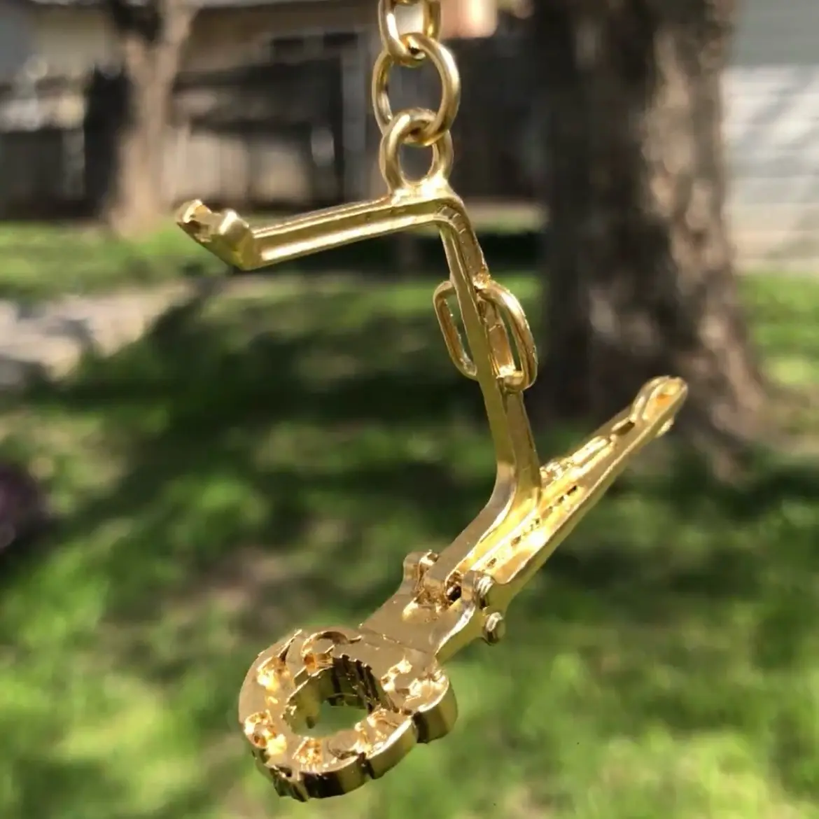 Oilfield Rig Tongs Keychain Oilfield Rig Tongs Keychain