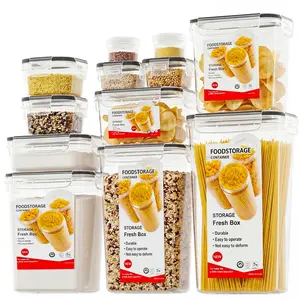 12 Pack Airtight Containers – Pantry Organizer Must Have, Keep Food Fresh & Kitchen Clutter-Free