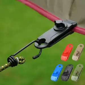Outdoor Canopy Clip, 5 Counts/set Durable Plastic Canopy Clip, Tent Accessories for Outdoor Camping Hiking