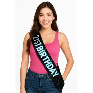 Light-Up "Finally 21" Birthday Sash