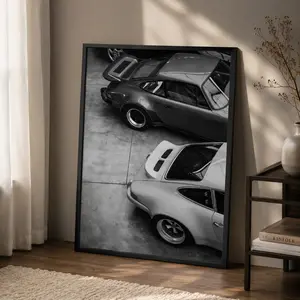 Vintage Car Poster – Classic & Iconic Sports Car Wall Art, Old Car Print