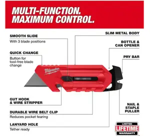milwaukee knife utility