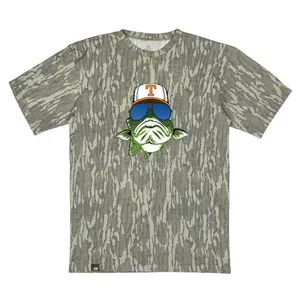 Mossy Oak Bill Dance Bass Camo Shirt, Funny Fishing Graphic Tee, Original Bottomland Pattern Apparel, Southern Outdoorsman Gift, Casual Fisherman Top