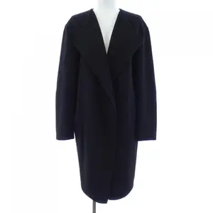 Pre-owned Celine Cashmere Small Leather Goods Blend Coat