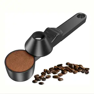 Coffee Spoon and Funnel Set for Reusable K-Cup Coffee Capsules, 2 Tablespoon Capacity, Ideal for Ground Coffee, Protein Powder, Tea, Coffee Making Tool