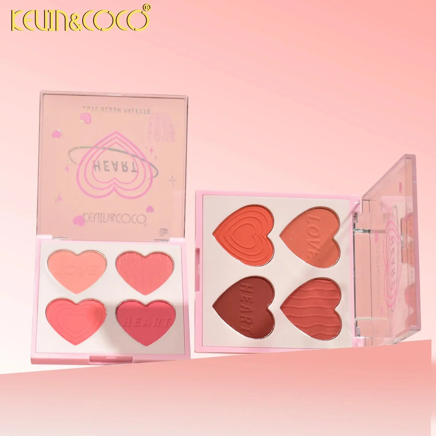 KEVIN & COCO - Heart Love Blush Palette (Various Options)