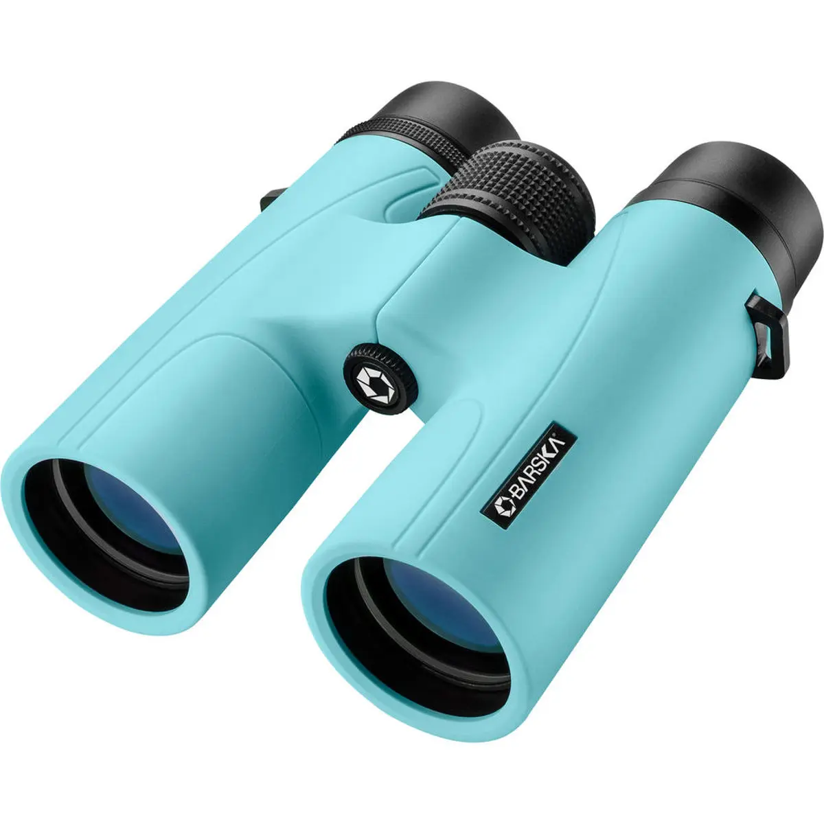 Barska 10x42 Crush Series Weather Resistant Roof Prism Binocular with 5.8 Degree Angle of View, Breeze Blue