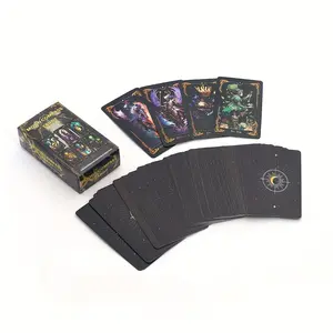 Moon Compass Cyberpunk Fantasy Theme Rare Collectible Cards, Unique Entertainment Fortune-Telling Cards, Special Edition Card Collection
