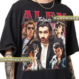 Alex Turner Unisex Softstyle Vintage Shirt, Gift For Woman and Man Unisex T-Shirt