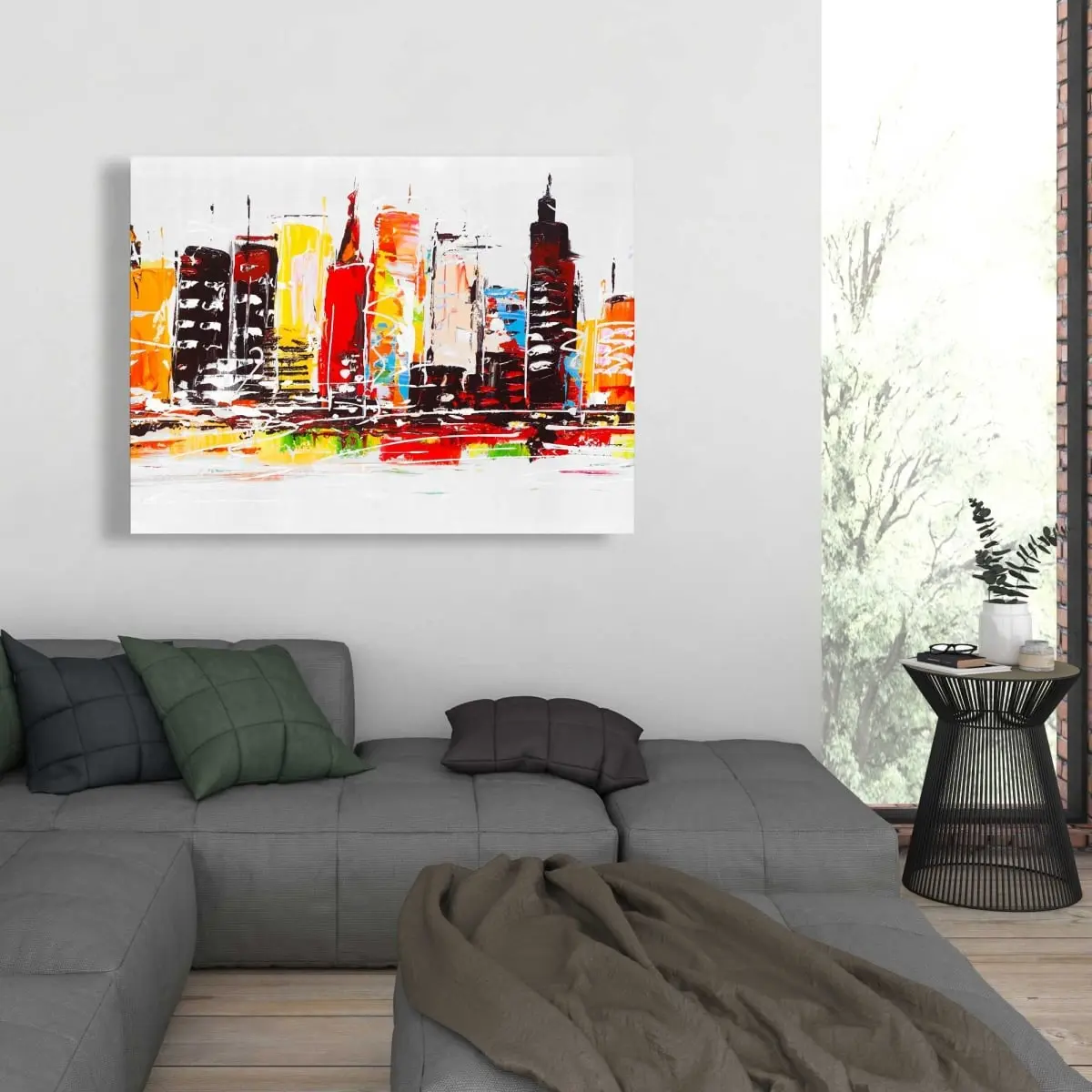 212 MAIN Modern Artistic Urban Life Photo Print - 36x48 in. Minimalist Home Decor Wall Accent, Decor Accessories for Room Decorations, Decorating My Apartment