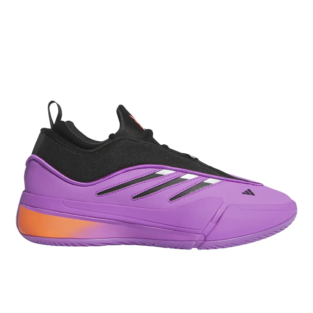 adidas Mens Dame 9 Low Trainers Basketball Sneakers Shoes - Purple