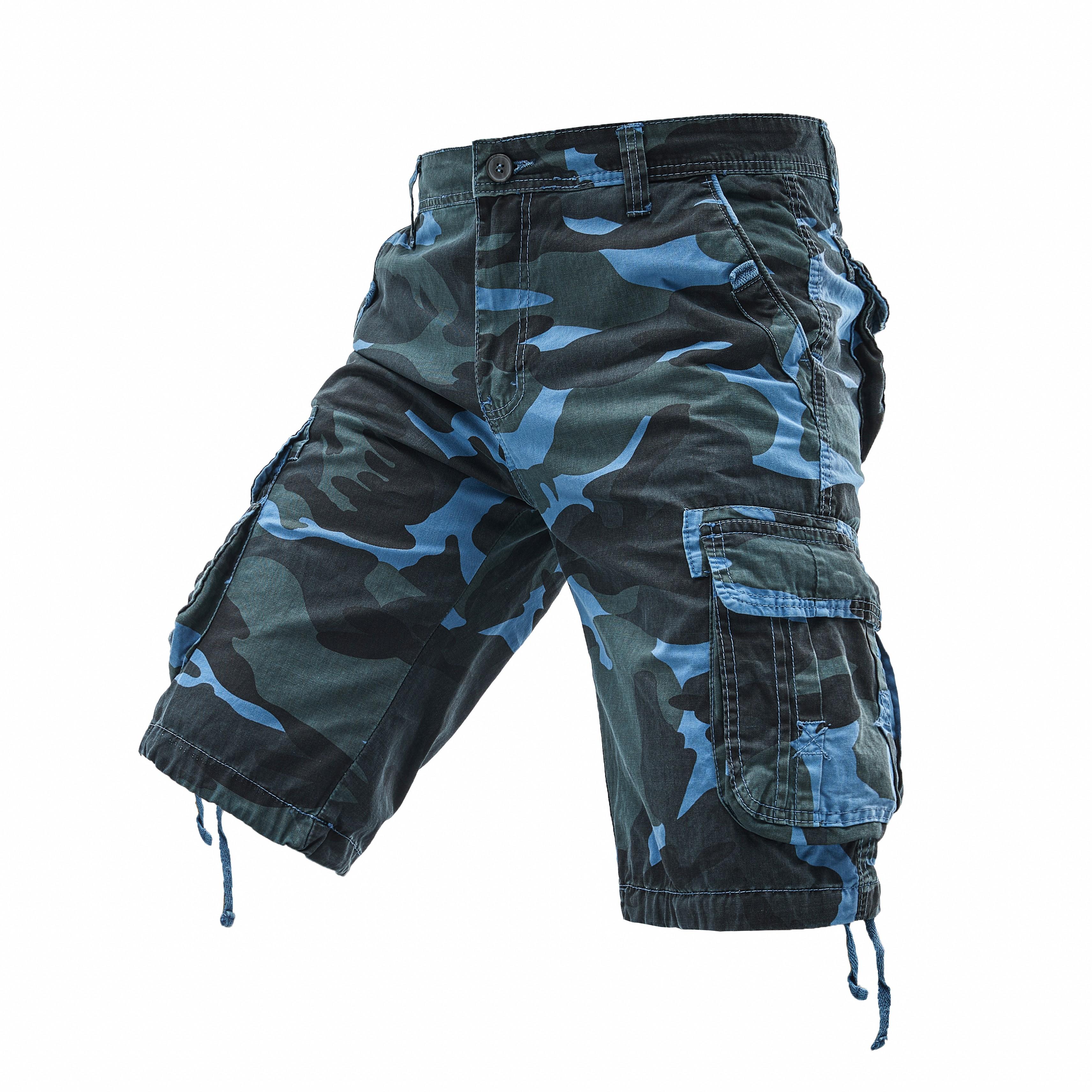 Men's Camo Cargo Shorts Multi-Pocket Lightweight Wear-Resistant Fashion Work for Hiking Camping Climbing Working Daily Casual Streetwear Durable Flexible Comfortable