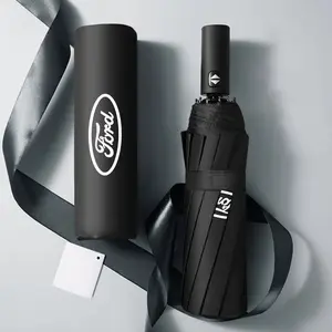 Portable Fully Automatic Car Exclusive Umbrella UV Resistant Umbrellas For Ford Mustang Focus Ranger Explorer Fiesta Expedition Mondeo Escape Fusion Kuga Figo EDGE KA S-MAX Galaxy Bronco Ecosport Maverick Escape PUMA Tourneo F150 F350 F250 C-MAX Vertrek B