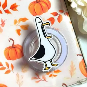 Funny Seagull Meme Magsafe Phone Grip – Magnetic Pop Socket & Kickstand – Cute Gift for Mom