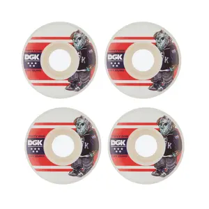 DGK Skateboard Wheels 51mm The Plug 101A White