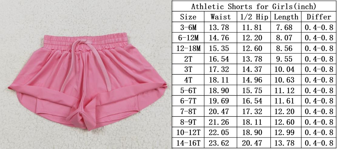Athletic Active Flowy Butterfly Girls Shorts Athletic Active Flowy Butterfly Girls Shorts