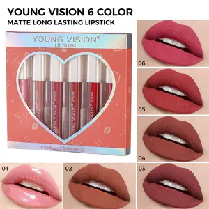 YOUNG VISION Velvet Liquid Lipstick, 6 Colors Available, Long-Lasting Matte Finish, Perfect for Daily Wear & Special Occasions