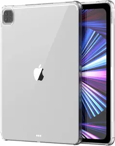 Case for 12.9 Ipad Pro, Compatible for 12.9 Inch Ipad Pro Case (2022-2020 6Th/5Th/4Th Gen) Classic Clear Tablet Cover, Shockproof TPU Gel Silicone, Slim and Protective Casing