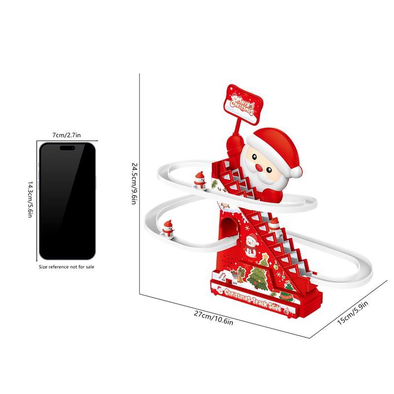 Christmas Track Climbing Stairs Electric Assembled Track Toy Set Climbing Stairs Track Slide Toy Electric Climbing Track Toy for Kids Christmas Track Climbing Stairs Electric Assembled Track Toy Set Climbing Stairs Track Slide Toy Electric Climbing Track Toy for Kids