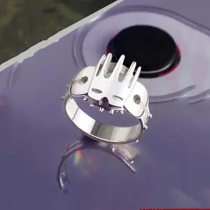 Anime Enrico Pucci Cosplay Ring Unisex Adjustable Opening Rings Jewelry Accessories Gifts