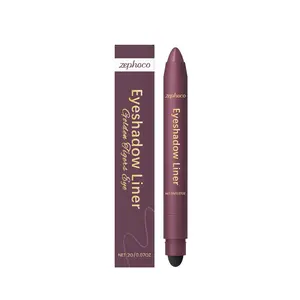 Zephoco 2-in-1 Eyeliner Pen Smooth and Easy to Apply Quick-Drying Smudge-Resistant Commuting Portable Eye Makeup