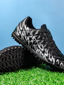 Football Shoes TF Studs, Outdoor Sports Cleats, Durable Anti-Slip, Superior Traction, Ankle Protection, All-Season, Essential for Soccer Lovers