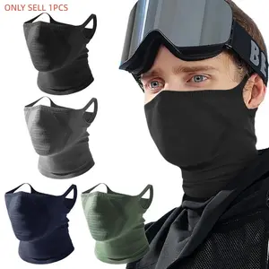 Breathable Windproof Mask, 1 Piece Neck Protection Ear-Style Mask, Running Hiking Cycling Outdoor Sports Mask, Breathable Face Cover, Athletic Face Masks