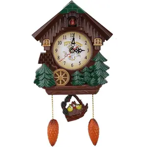 Cuckoo Clock Decorative Clock, Wall Clock, Home Decor, for Kids Room for Kids Schedule