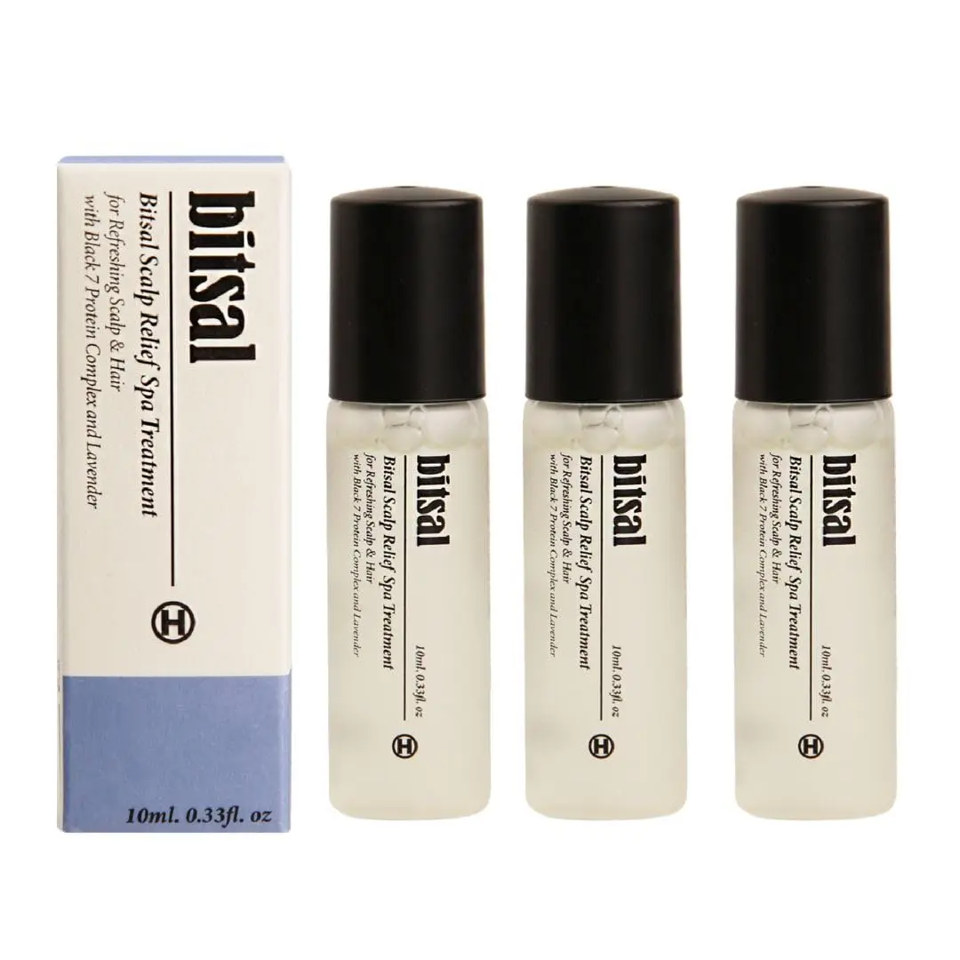 [Instant Cooling] Scalp Soothing Roll-On Serum - No-Mess Applicator for Dry & Itchy Scalp - Cica & Panthenol, Non-Greasy Formula [3 Pack Set]