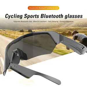 Smart Bluetooth Sunglasses with Built-in Speakers, Wireless Music & Hands-Free Calls, Type-C Charging Audio Glasses for Driving, Cycling, Running & Outdoor Sports