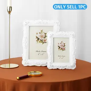Creative Modern Simple Rose Relief Picture Frame, Home Bedroom Living Room Decor, Home Decoration, Suitable for Bedroom Dining Room Living Room, Home Office Frame