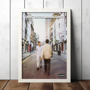 Oasis (What's The Story) Morning Glory? Poster - Music Fan Collectibles - Vintage Music Poster - Home Decor - Wall Art