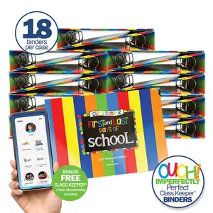 Case of 18 Imperfectly Perfect Class Keeper® School Memory Keepsake Binders | Keepsake Binders ONLY (No Box, No Pages)