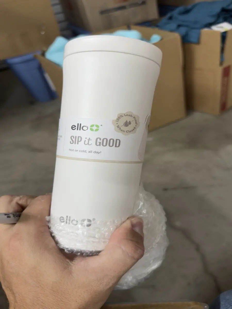 Ello SIP it GOOD 2-Pack Leak-Proof Sealing Slider Lids, Kitchenware Drinkware Accessory for Tumblers & Daily Use